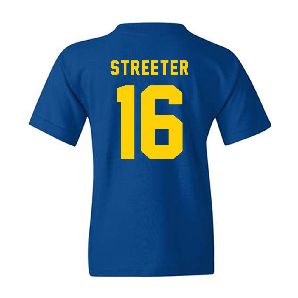 Delaware - NCAA Football : Braden Streeter - Bowl Bound Sports Shersey Youth T-Shirt-1