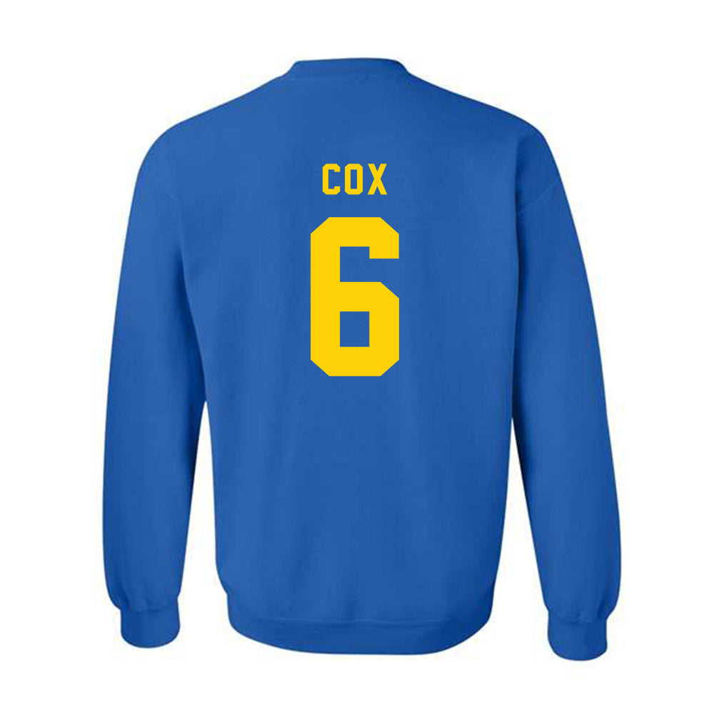 Delaware - NCAA Football : Kshawn Cox - Bowl Bound Sports Shersey Crewneck Sweatshirt-1