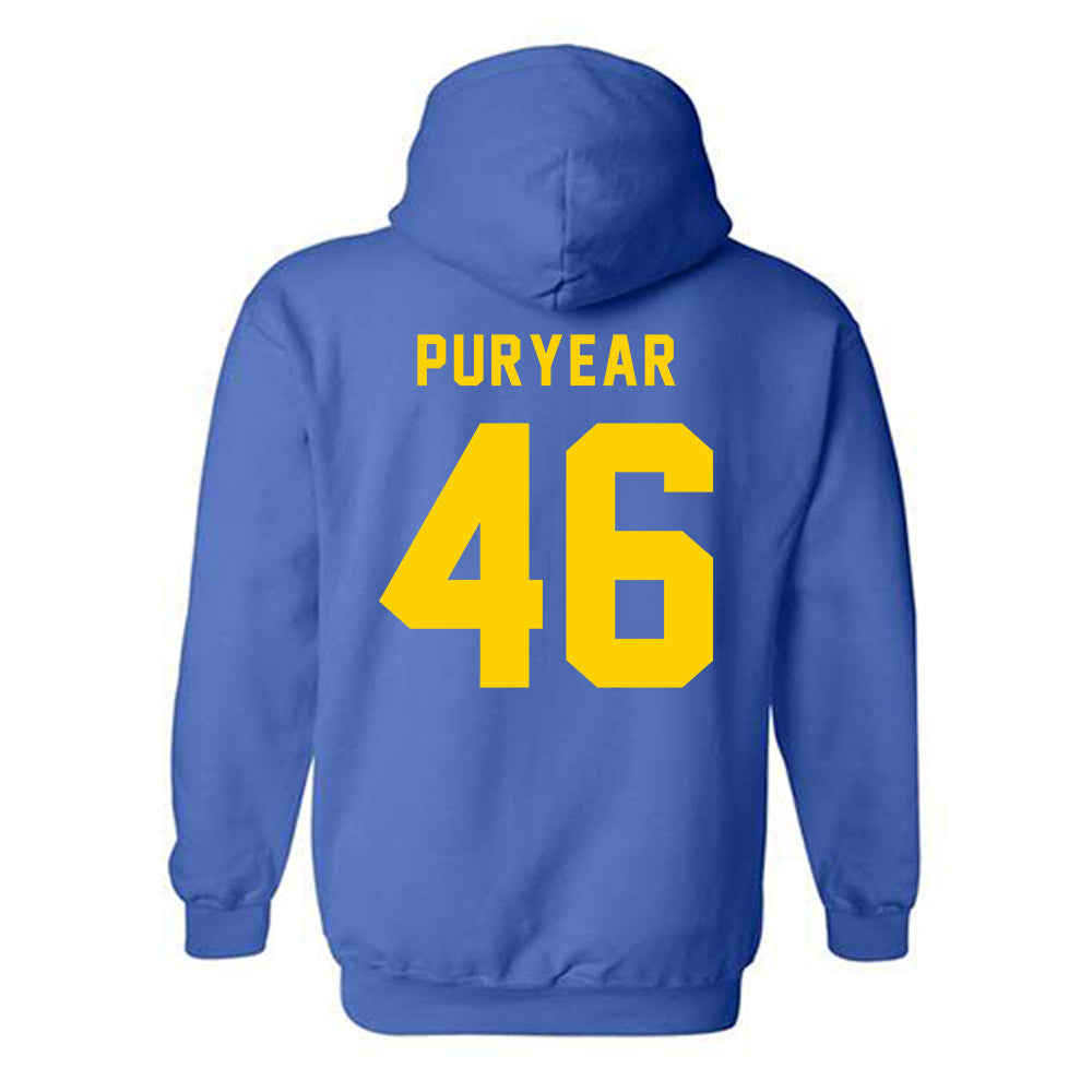Delaware - NCAA Football : Julius Puryear - Bowl Bound Sports Shersey Hooded Sweatshirt-1