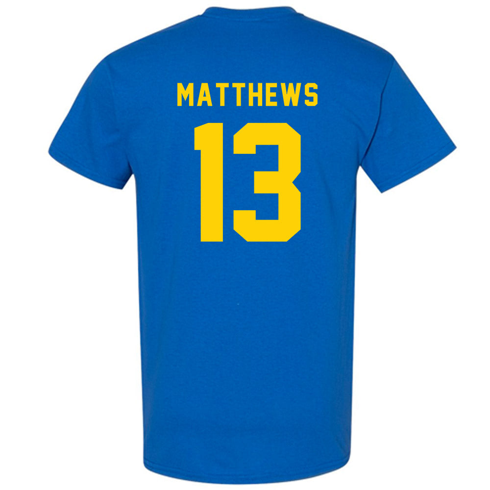 Delaware - NCAA Football : Noah Matthews - Bowl Bound Sports Shersey T-Shirt-1