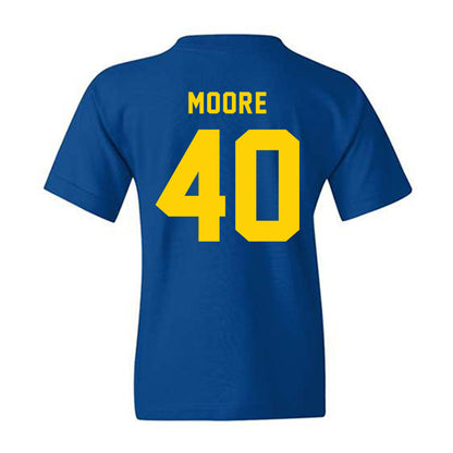 Delaware - NCAA Football : Scott Moore - Bowl Bound Sports Shersey Youth T-Shirt-1