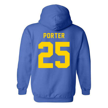 Delaware - NCAA Football : Jared Porter - Bowl Bound Sports Shersey Hooded Sweatshirt-1