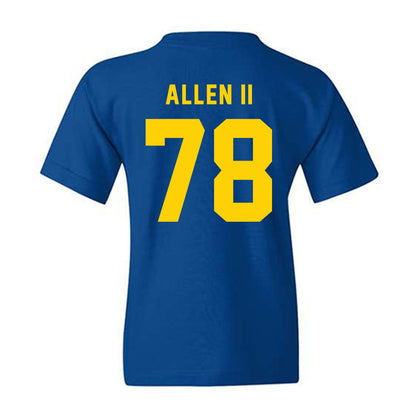 Delaware - NCAA Football : Bentley Allen II - Bowl Bound Sports Shersey Youth T-Shirt-1