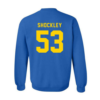 Delaware - NCAA Football : Carson Shockley - Bowl Bound Sports Shersey Crewneck Sweatshirt-1