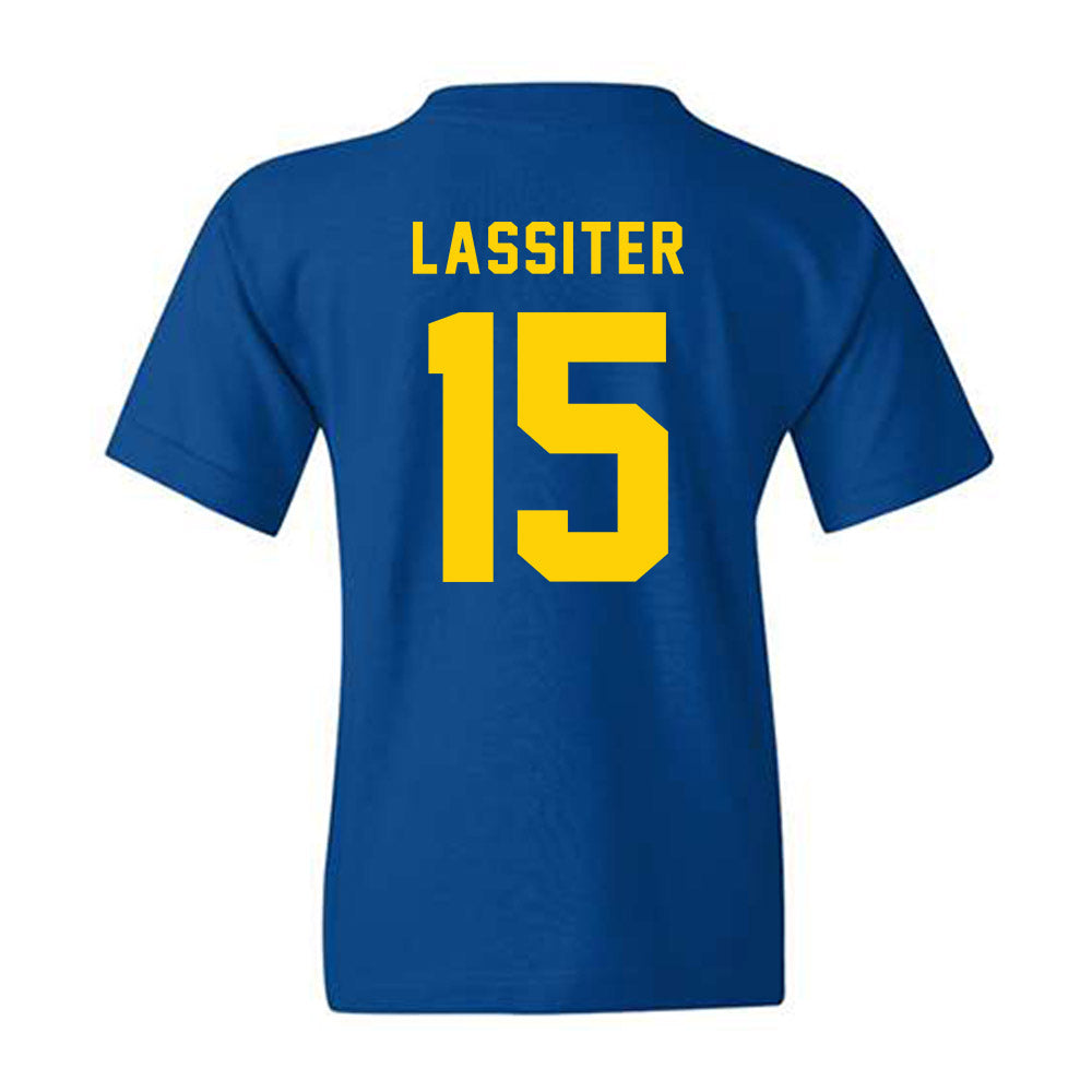 Delaware - NCAA Football : Gevaris Lassiter - Bowl Bound Sports Shersey Youth T-Shirt-1