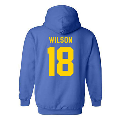 Delaware - NCAA Football : Sean Wilson - Bowl Bound Sports Shersey Hooded Sweatshirt-1