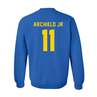 Delaware - NCAA Football : Eric Archield Jr - Bowl Bound Sports Shersey Crewneck Sweatshirt-1