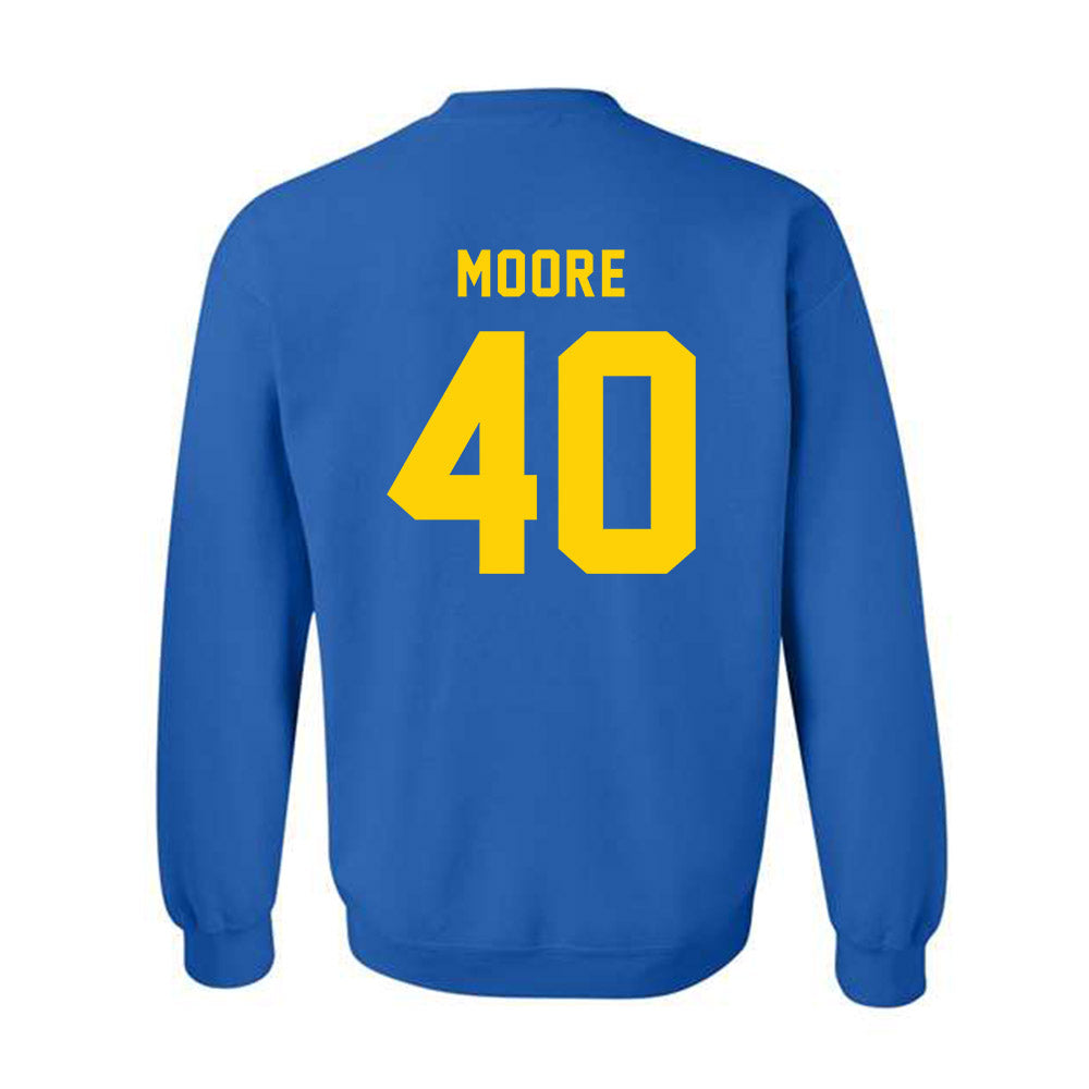 Delaware - NCAA Football : Scott Moore - Bowl Bound Sports Shersey Crewneck Sweatshirt-1