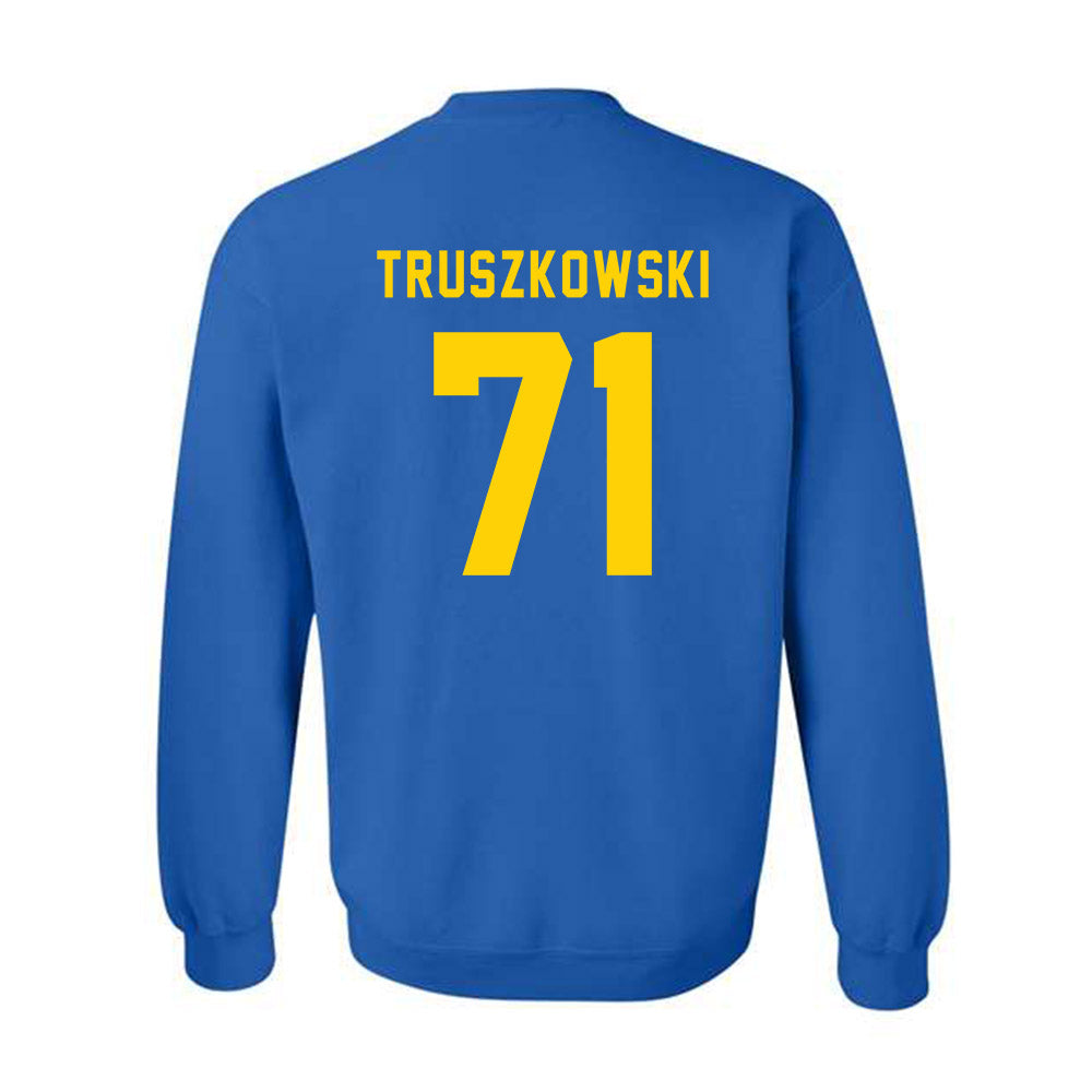 Delaware - NCAA Football : Brandon Truszkowski - Bowl Bound Sports Shersey Crewneck Sweatshirt-1