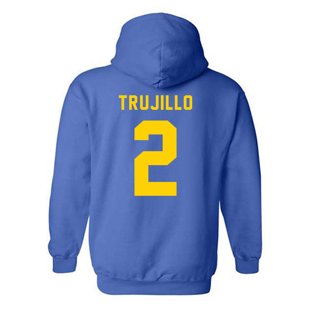 Delaware - NCAA Football : Riley Trujillo - Bowl Bound Sports Shersey Hooded Sweatshirt-1