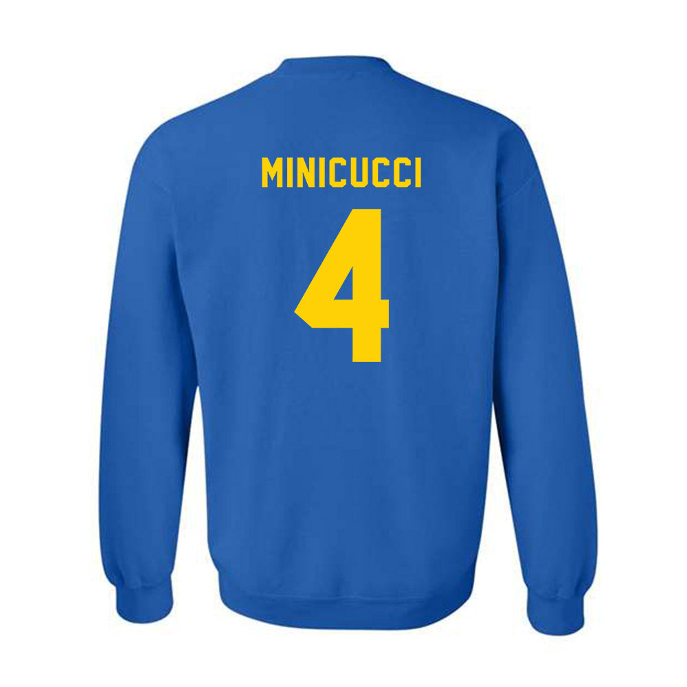 Delaware - NCAA Football : Nicholas Minicucci - Bowl Bound Sports Shersey Crewneck Sweatshirt-1