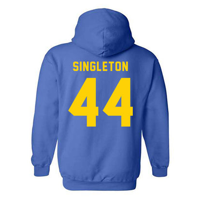 Delaware - NCAA Football : Kaeden Singleton - Bowl Bound Sports Shersey Hooded Sweatshirt-1