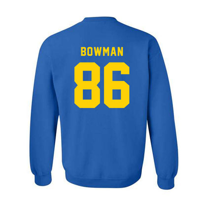 Delaware - NCAA Football : Jaxson Bowman - Bowl Bound Sports Shersey Crewneck Sweatshirt-1