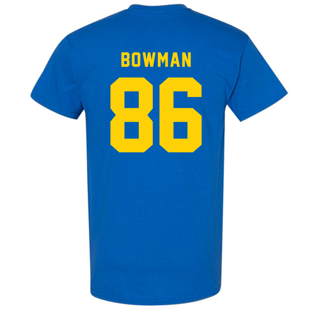 Delaware - NCAA Football : Jaxson Bowman - Bowl Bound Sports Shersey T-Shirt-1