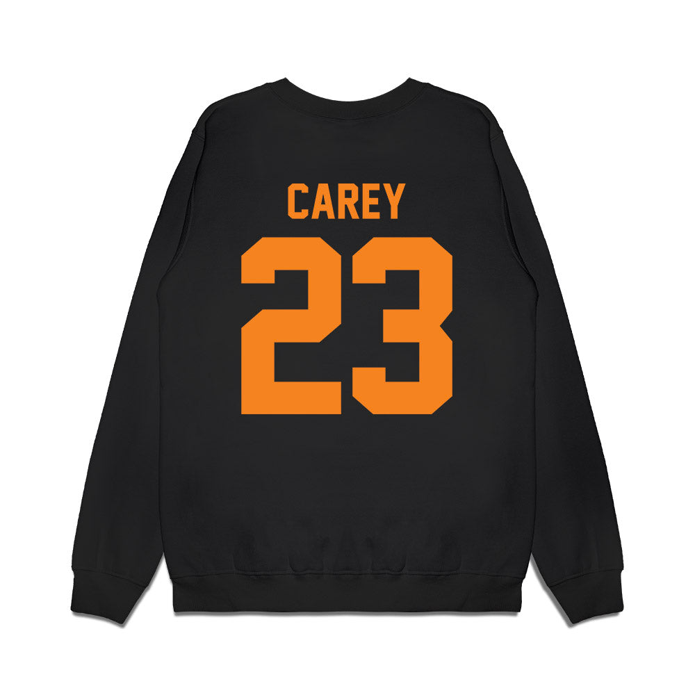 Tennessee - NCAA Men's Basketball : Jaylen Carey - Vintage Volunteers Premium Crewneck Sweatshirt-1