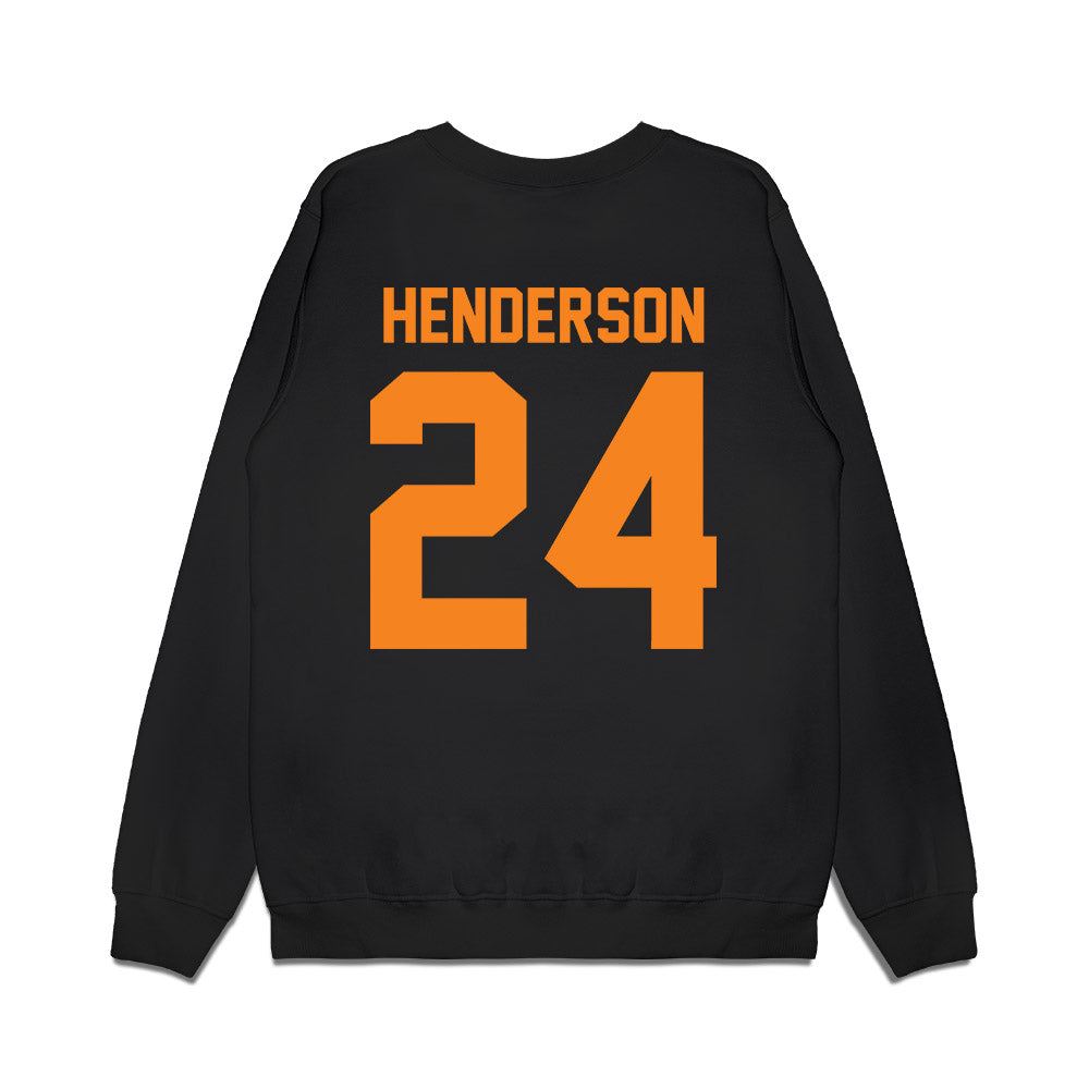 Tennessee - NCAA Men's Basketball : Troy Henderson - Vintage Volunteers Premium Crewneck Sweatshirt-1