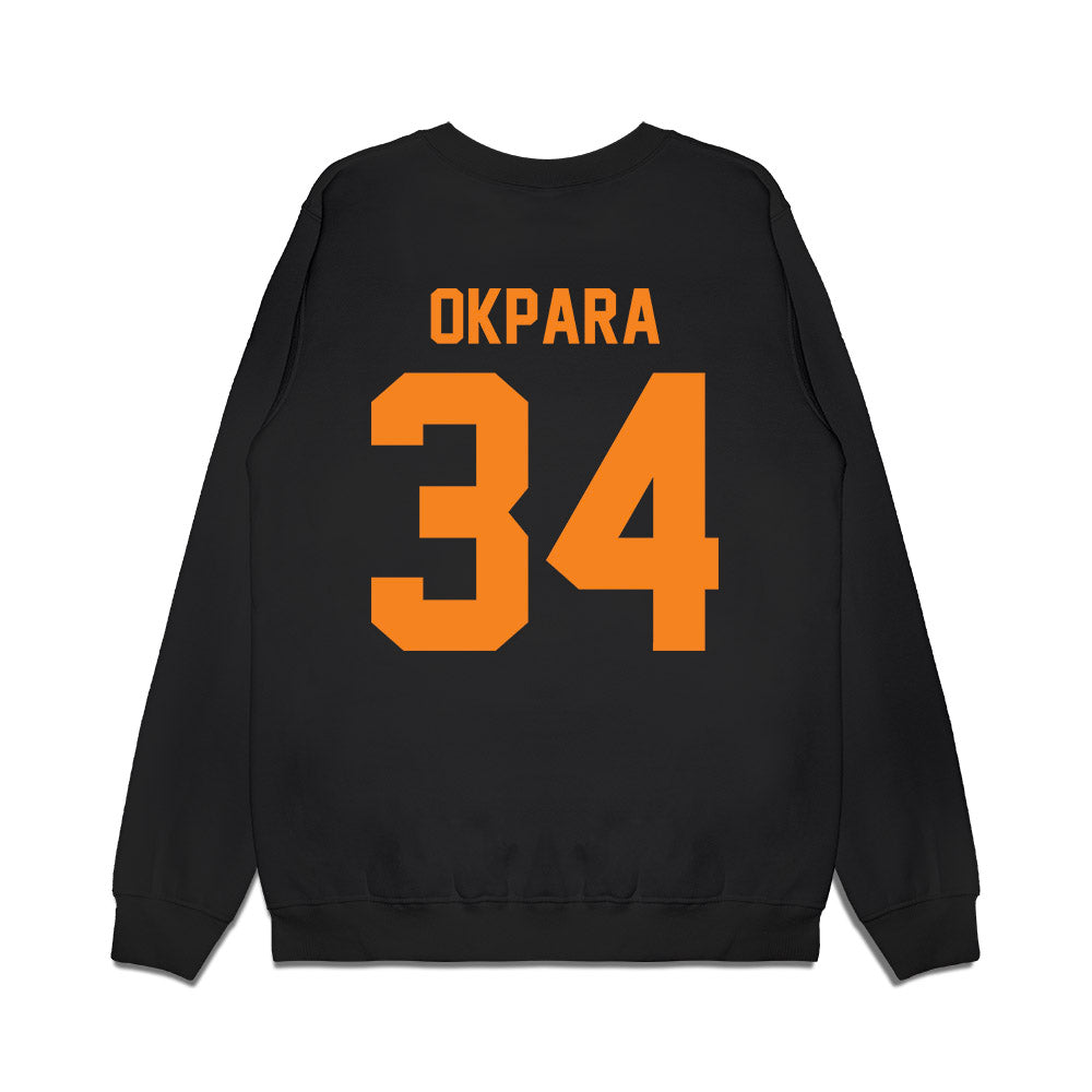 Tennessee - NCAA Men's Basketball : Felix Okpara - Vintage Volunteers Premium Crewneck Sweatshirt-1