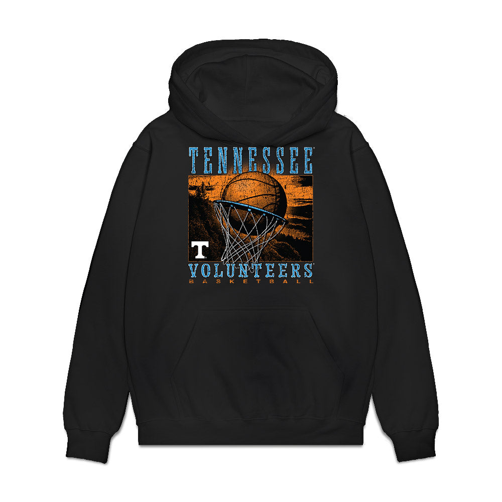 Tennessee - NCAA Men's Basketball : Christian Fermin - Vintage Volunteers Premium Hooded Sweatshirt-0