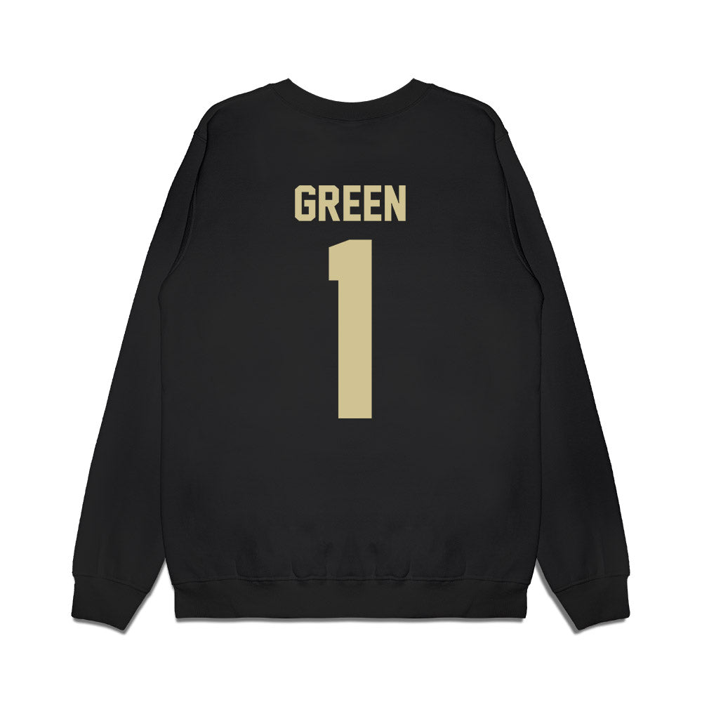 USF - NCAA Men's Basketball : DeAnte Green - Vintage Bulls Premium Crewneck Sweatshirt-1
