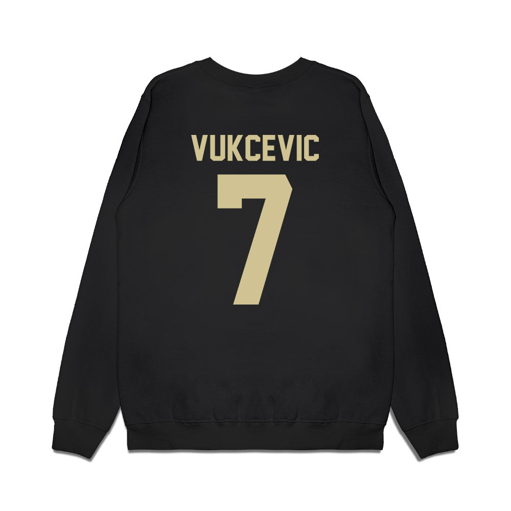 USF - NCAA Women's Basketball : Lana Vukcevic - Vintage Bulls Premium Crewneck Sweatshirt-1