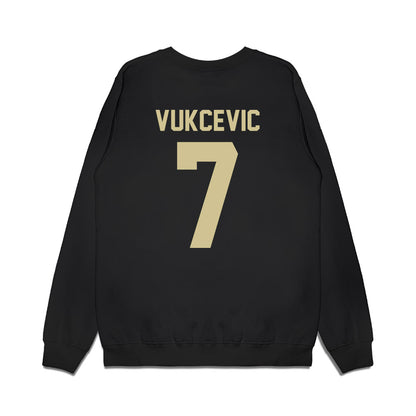 USF - NCAA Women's Basketball : Lana Vukcevic - Vintage Bulls Premium Crewneck Sweatshirt-1
