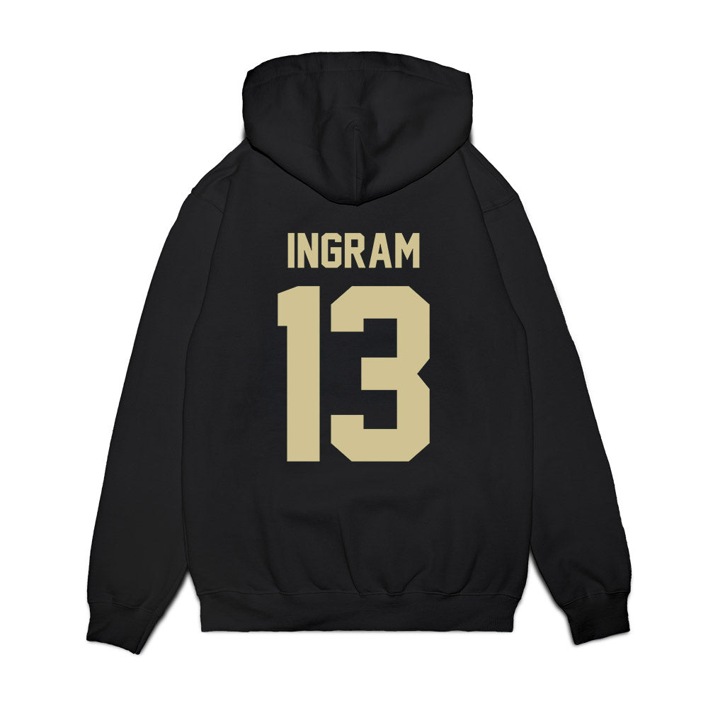 USF - NCAA Women's Basketball : Stefanie Ingram - Vintage Bulls Premium Hooded Sweatshirt-1