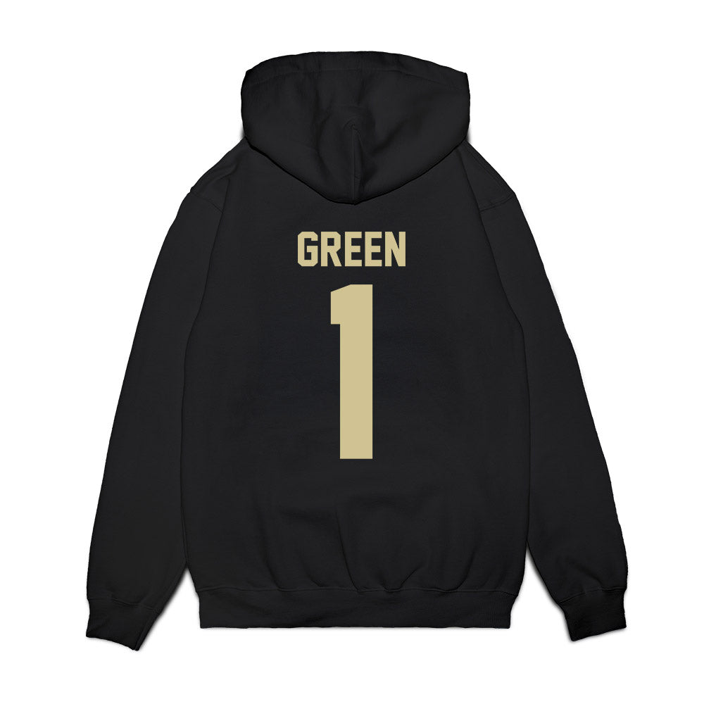 USF - NCAA Men's Basketball : DeAnte Green - Vintage Bulls Premium Hooded Sweatshirt-1
