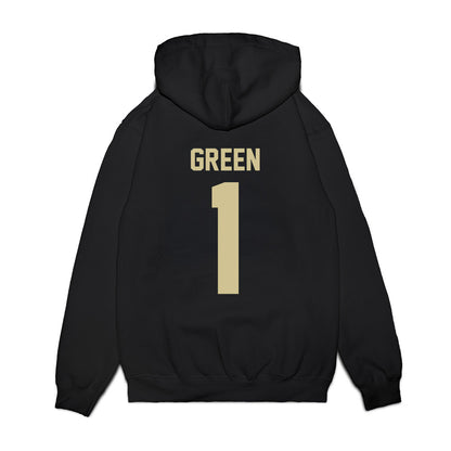 USF - NCAA Men's Basketball : DeAnte Green - Vintage Bulls Premium Hooded Sweatshirt-1