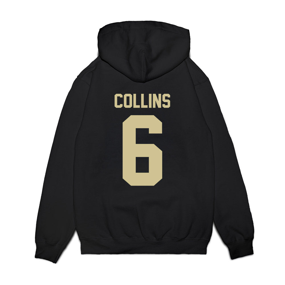USF - NCAA Men's Basketball : Daimion Collins - Vintage Bulls Premium Hooded Sweatshirt-1