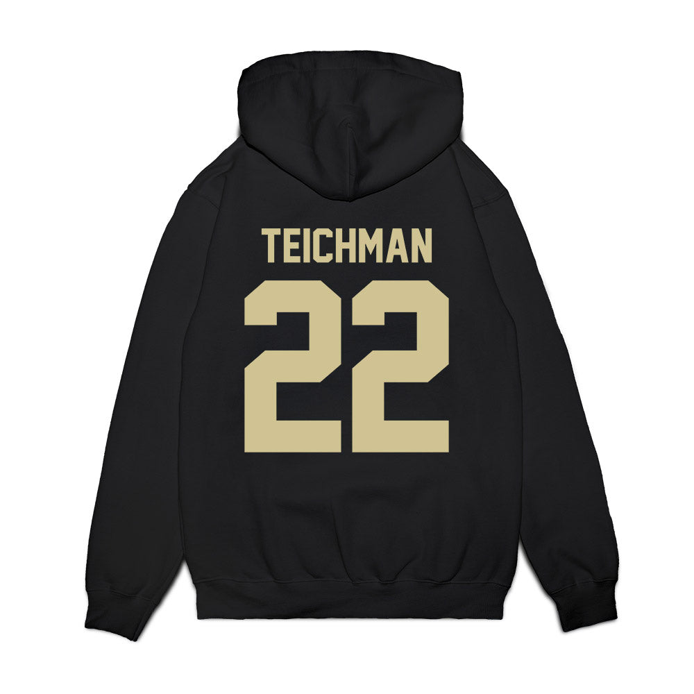 USF - NCAA Women's Basketball : Lee Teichman - Vintage Bulls Premium Hooded Sweatshirt-1