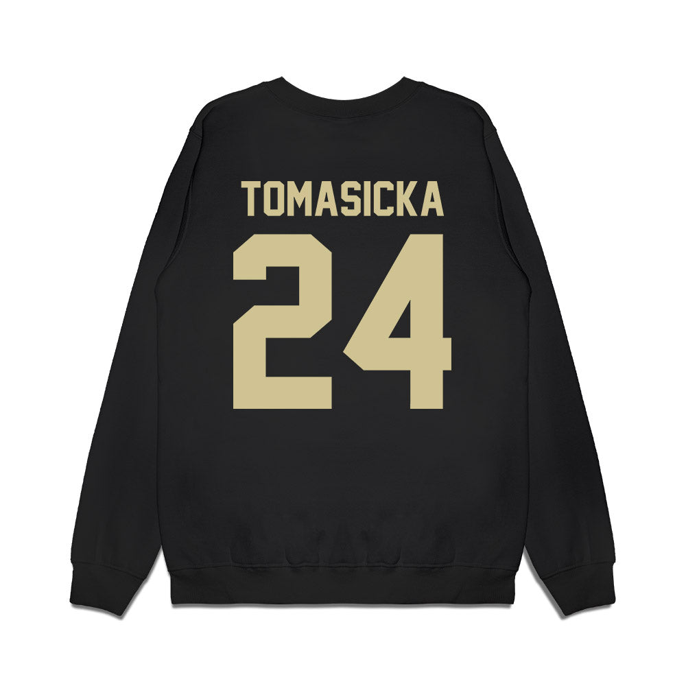 USF - NCAA Women's Basketball : Raina Tomasicka - Vintage Bulls Premium Crewneck Sweatshirt-1