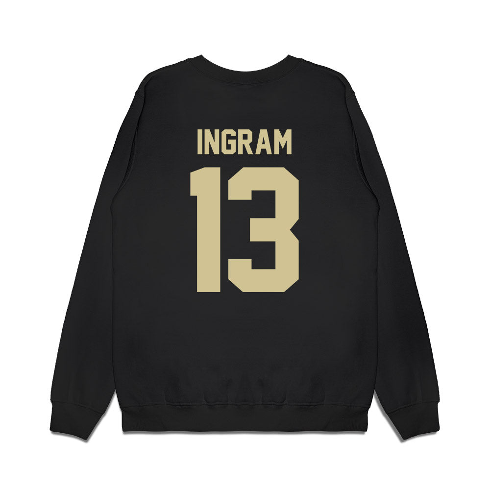 USF - NCAA Women's Basketball : Stefanie Ingram - Vintage Bulls Premium Crewneck Sweatshirt-1