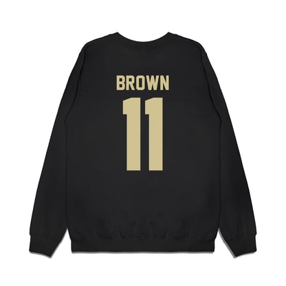 USF - NCAA Men's Basketball : CJ Brown - Vintage Bulls Premium Crewneck Sweatshirt-1