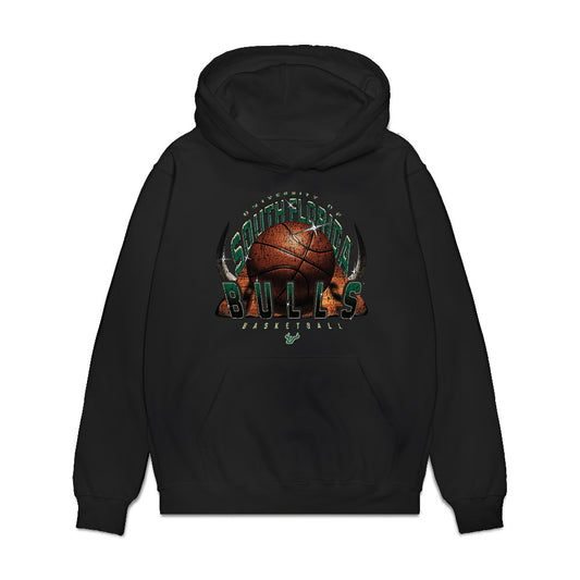 USF - NCAA Women's Basketball : Fatou Diakite - Vintage Bulls Premium Hooded Sweatshirt-0