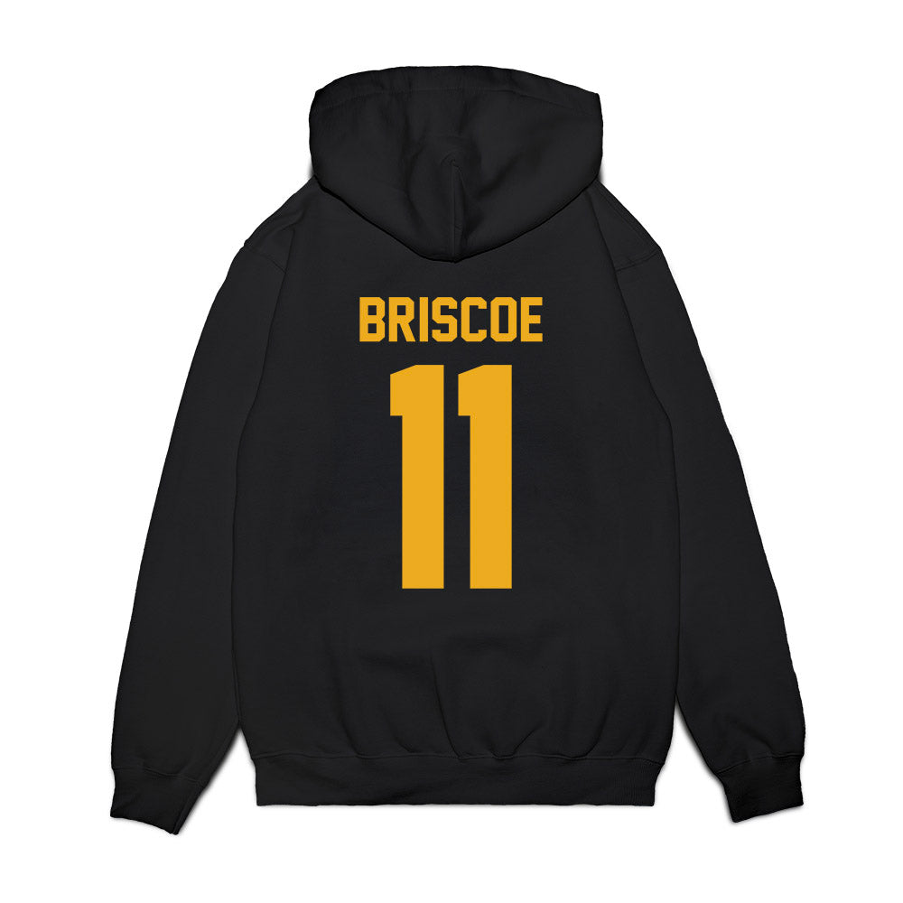 Kent State - NCAA Men's Basketball : Dezmon Briscoe - Vintage Basketball Premium Hooded Sweatshirt-1