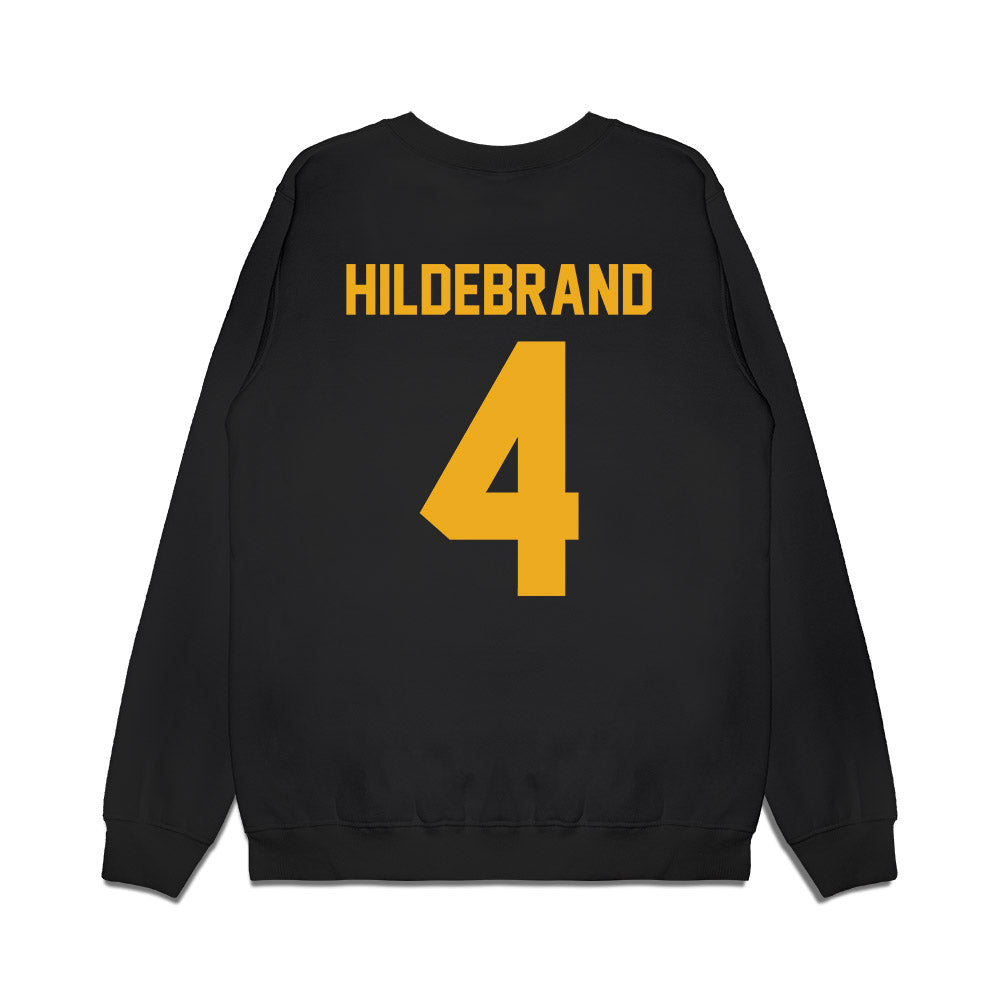 Kent State - NCAA Women's Basketball : Journey Hildebrand - Vintage Basketball Premium Crewneck Sweatshirt-1