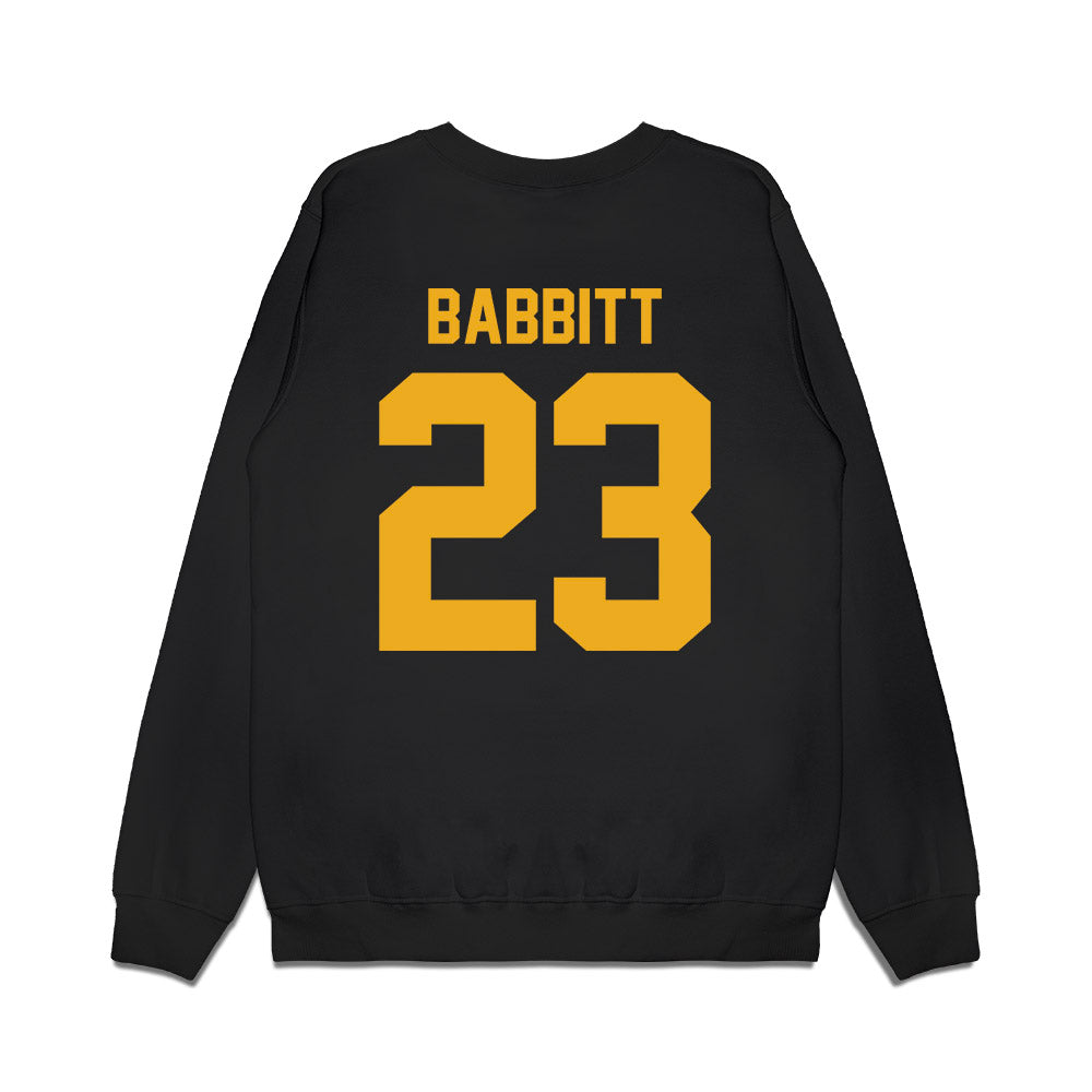 Kent State - NCAA Women's Basketball : Mya Babbitt - Vintage Basketball Premium Crewneck Sweatshirt-1