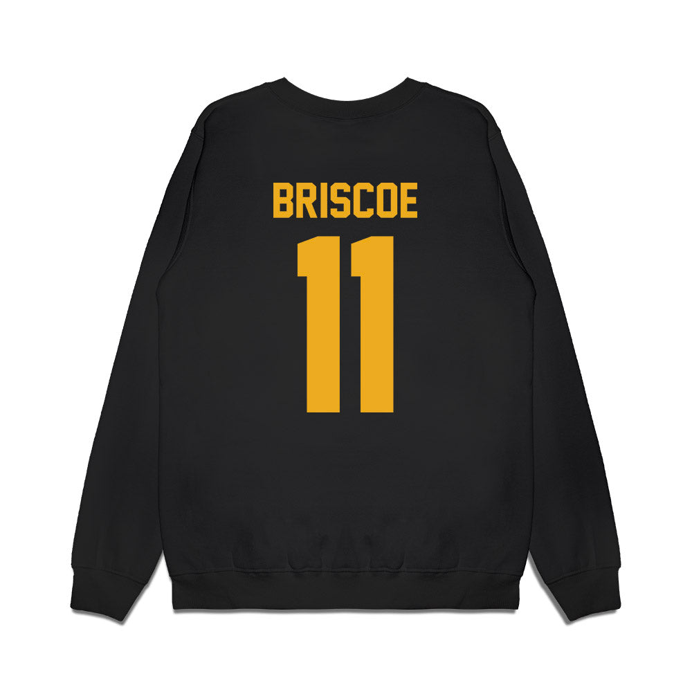 Kent State - NCAA Men's Basketball : Dezmon Briscoe - Vintage Basketball Premium Crewneck Sweatshirt-1