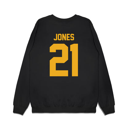 Kent State - NCAA Men's Basketball : Deandre Jones - Vintage Basketball Premium Crewneck Sweatshirt-1