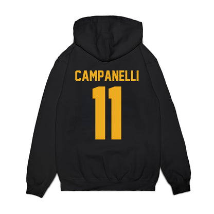 Kent State - NCAA Women's Basketball : Anna Campanelli - Vintage Basketball Premium Hooded Sweatshirt-1