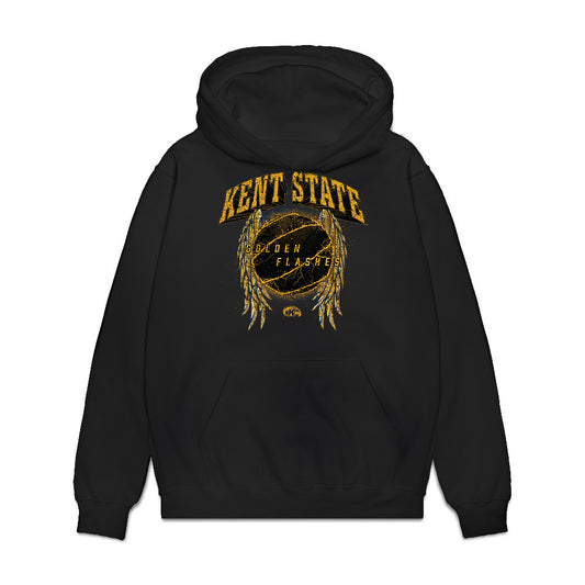 Kent State - NCAA Women's Basketball : Journey Hildebrand - Vintage Basketball Premium Hooded Sweatshirt-0