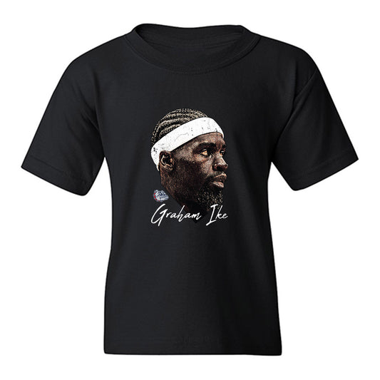 Gonzaga - NCAA Men's Basketball : Graham Ike - Game Face Youth T-Shirt-0