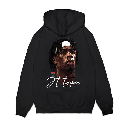 Texas Tech - NCAA Men's Basketball : JT Toppin - Gameface Premium Hooded Sweatshirt-1