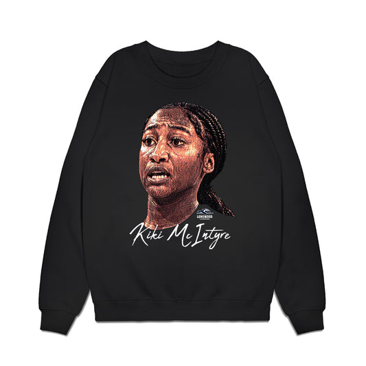 Longwood - NCAA Women's Basketball : Kiki McIntyre - Game Face Premium Crewneck Sweatshirt-0