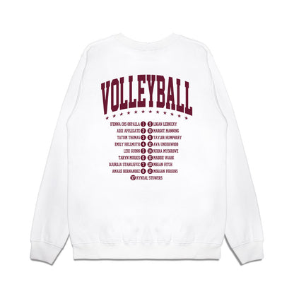 Texas A&M - NCAA Women's Volleyball : - Roster Premium Crewneck Sweatshirt-1