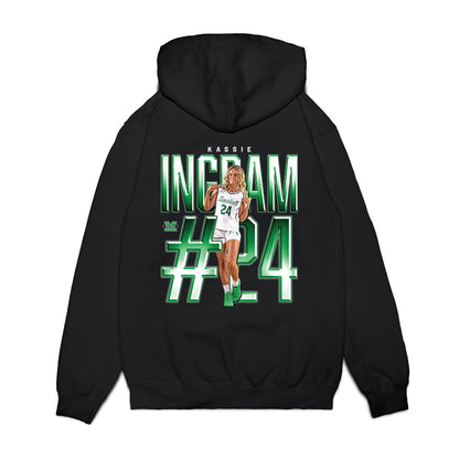 Marshall - NCAA Women's Basketball : Kassie Ingram - Collage Premium Hooded Sweatshirt-1