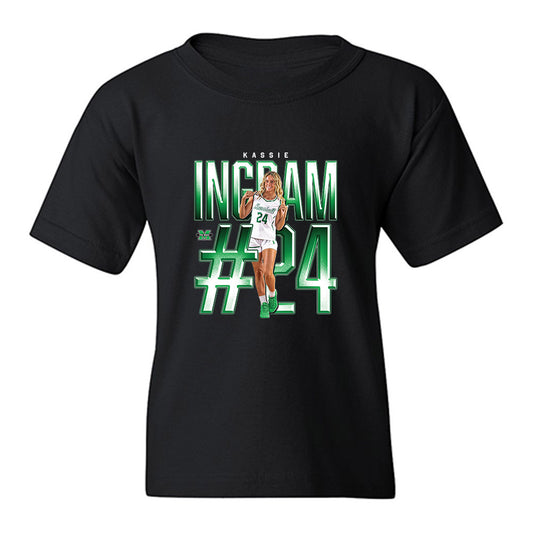 Marshall - NCAA Women's Basketball : Kassie Ingram - Collage Youth T-Shirt-0