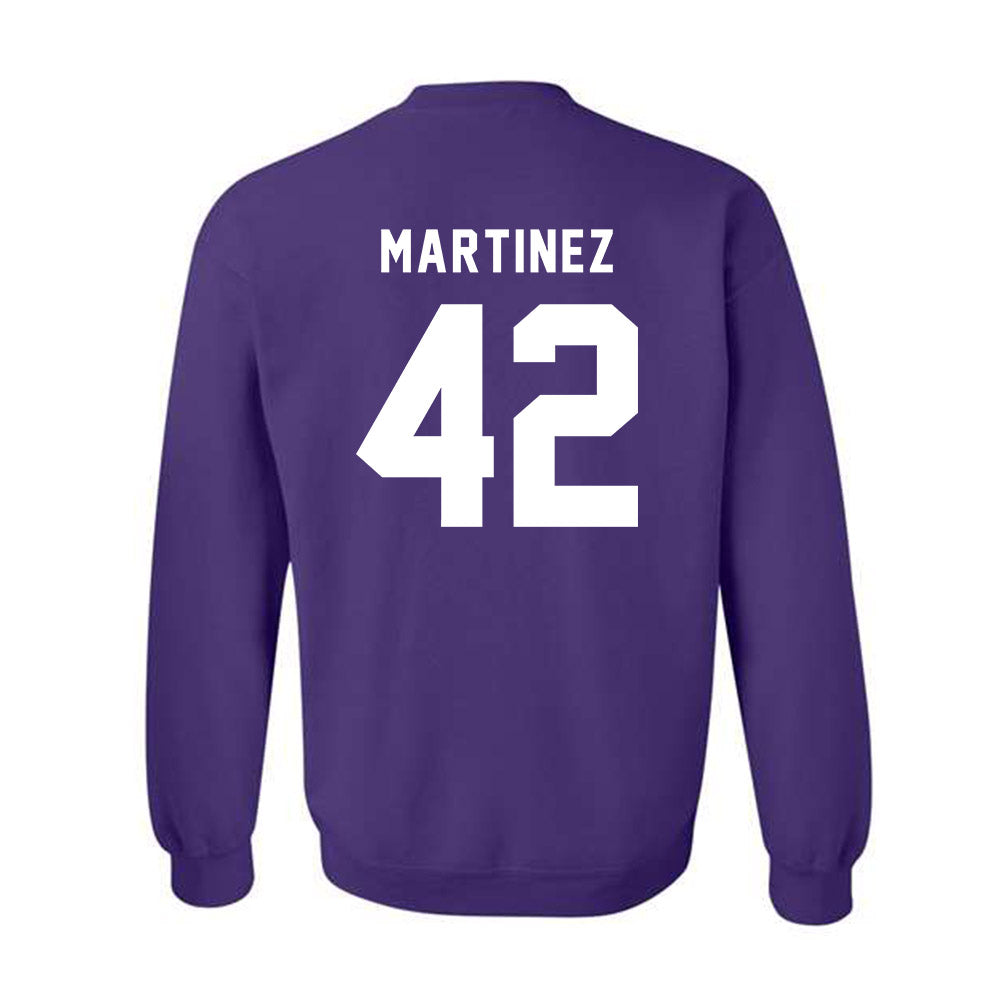 CCNY - NCAA Baseball : Manuel Martinez - Classic Shersey Crewneck Sweatshirt-1