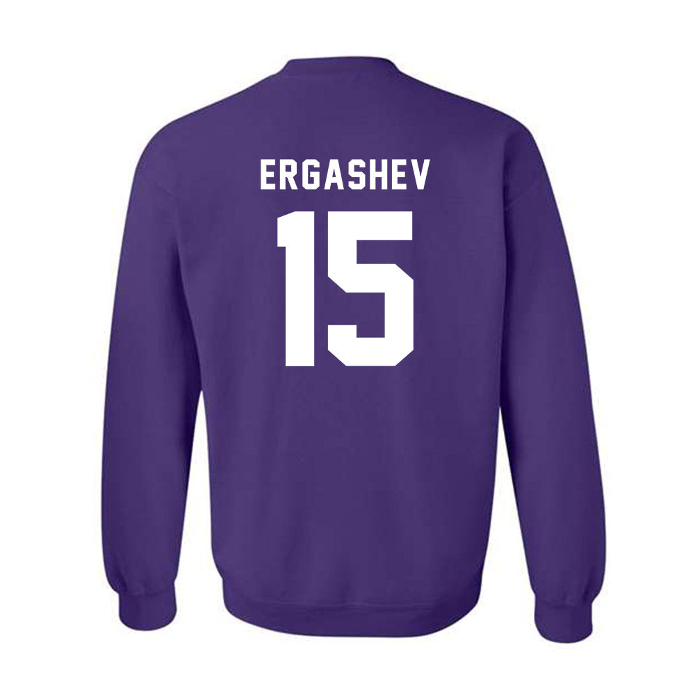 CCNY - NCAA Men's Basketball : Komron Ergashev - Classic Shersey Crewneck Sweatshirt-1