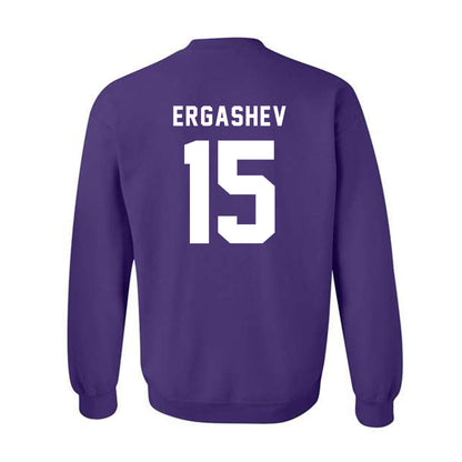 CCNY - NCAA Men's Basketball : Komron Ergashev - Classic Shersey Crewneck Sweatshirt-1